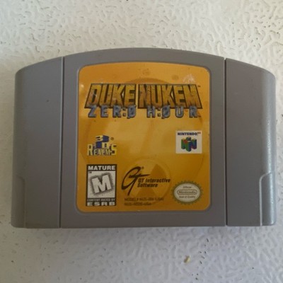 GT Interactive Duke Nukem: Zero Hour Nintendo 64 N64 Cartridge M NTSC-U/C