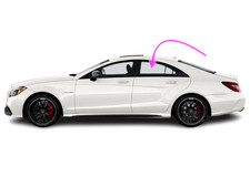 Fit:12-18 Mercede Benz CLS400,550,63AMG 4D Coupe Rear Left Door Window Glass OEM