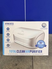 Homedics Total Clean Desk Top Air Purifier with HEPA Filter - New Open Box 