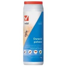 Duracid Polvere Insetticida Piretroide Vebi Barattolo 1 Kg Blatte Pulci Pidocchi