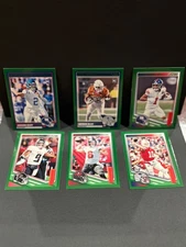 Free Shipping & Bulk Savings 2025 Score Football Green Rookies/Vets