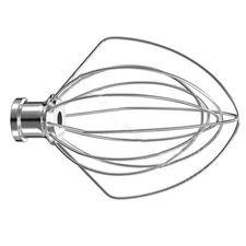 Snow Broom Whisk 6 Wire Stainless Steel for Kitchen Aid KN256 For Medium Mixers