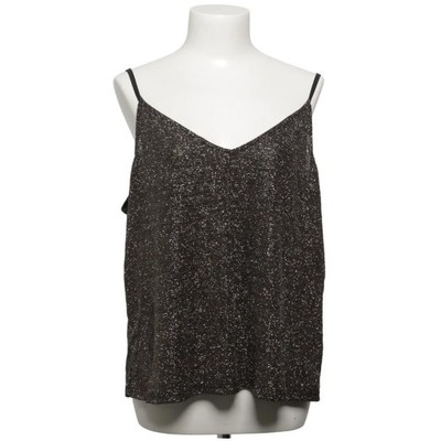 About You Curvy, Tank­top, Größe: 46, Schwarz/Silber #lBw