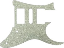 WD Custom Pickguard For Ibanez 2009 RG350DX #60SS Silver Sparkle