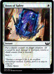 Boon of Safety (Foil) - Streets of New Capenna