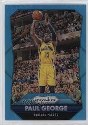 2015-16 Panini Prizm Light Blue Prizm 16/199 Paul George #62 8yo