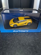 AUTOart 1:43 Lamborghini Gallardo Superleggera Yellow/Black Diecast 54614