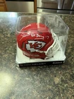 Steve Deberg signed Chiefs signed mini helmet. Schwartz authenticated.