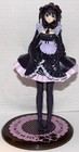 Anime Character Figurine GIRL  Black and Purple Outfit