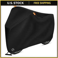 Heavy Duty Bike Cover for 1, 2 Bikes, Waterproof Bicycle Cover with Lock