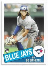 BO BICHETTE 2020 1985 Topps Update 35th Anniversary card #85TB-45 Blue Jays