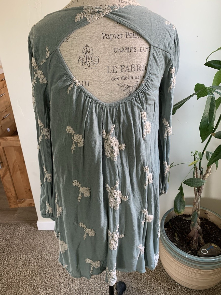 sachin and babi light blue dress Free People Tangier Tunic Dress with pockets tassels