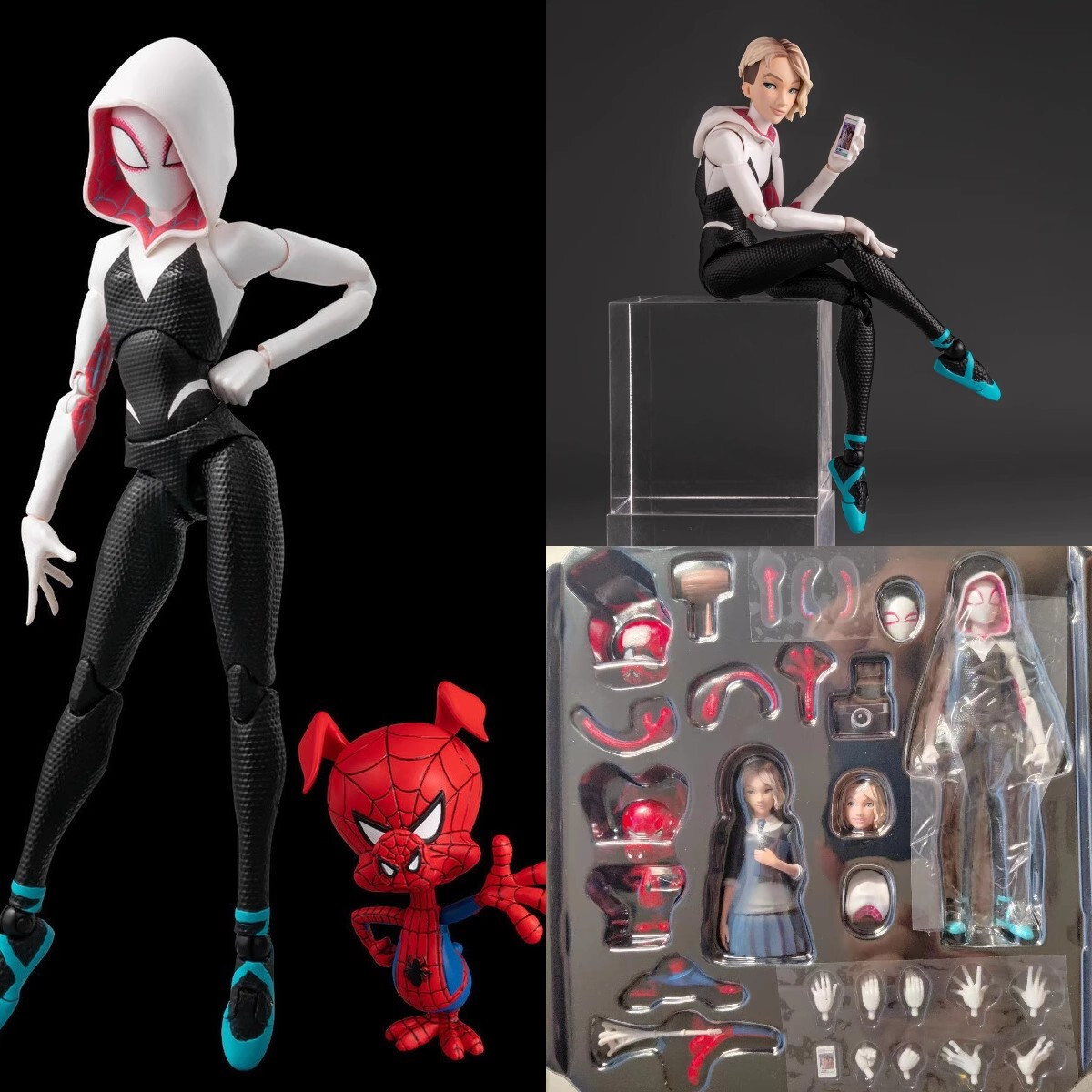 Spider-Man Into the Spider-Verse SV Action Spider-Gwen Spider-Ham