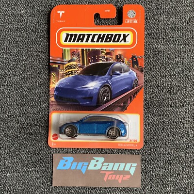 Y　TESLA MODEL Y テスラ　モデルY　マッチボックス Matchbox Tesla Model Y Blue #3 Mainline 2024 Case L/M ( In