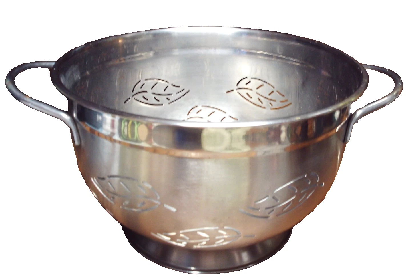 Stainless Steel Large 6x10 Metal Strainer Colander w/Handles-Food Prep-Wash M25