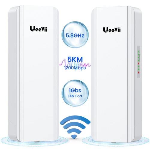 5KM 1200Mbps WLAN Bridge WLAN Access Point Outdoor Ethernet Wireless Bridge CPE