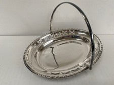 Single Tier Cake Stand  antique Silver Plate for cakes, pastries EPNS