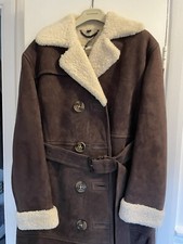 Burberry Prorsum Shearling Trench Coat - 42 - Brand New With Tags