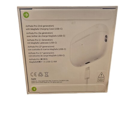 Apple AirPods Pro 2nd Gen Earbuds USB-C ANC Spatial Audio - Main Image