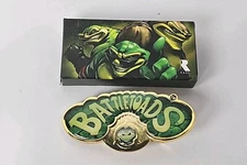 NIB Battletoads Gold Belt Buckle - June 2017 Loot Crate Gaming Exclusive NES 