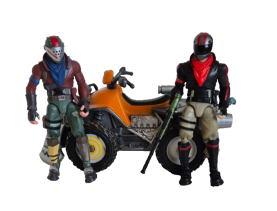 Fortnite Quadcrasher Vehicle With Rust Lord And Burnout 4 Inch