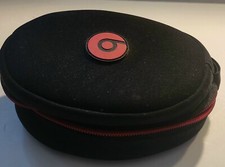 Beats by Dr. Dre Headphones Soft Carrying Travel Case ONLY Black Red Genuine