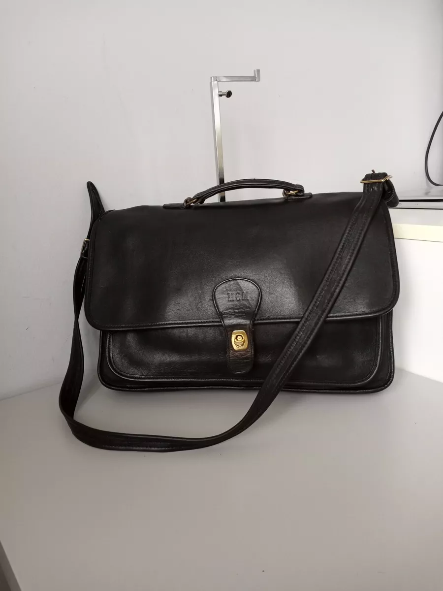 Coach leather briefcase vintage cheap