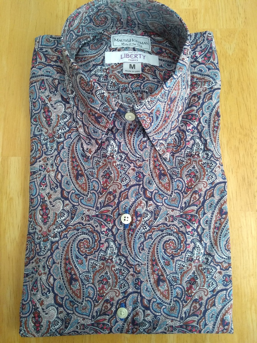 NWOT Maus Hoffman Liberty of London Paisley Blouse Medium MSRP
