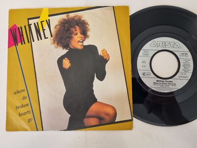 Whitney Houston - Where Do Broken Hearts Go 7'' Vinyl Germany