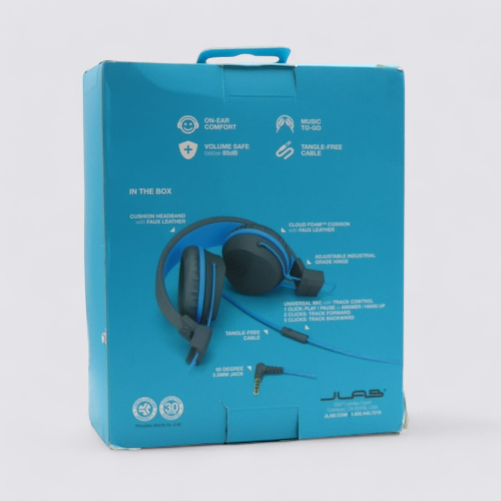 JLab JBuddies Studio On-Ear Kids Folding Wired Headphones (Untested)