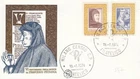 19/7/1974 2 FDC FIRST DAY "6TH CENTENARY MORE FRANCESCAO PETRARCH" (L347)