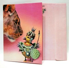Tree-Free Greetings "Be Brave" Greeting Card & Envelope 14621