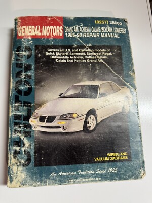 General Motors 19 85 98 grand M/achiever/Calle/Skylar/Somerset