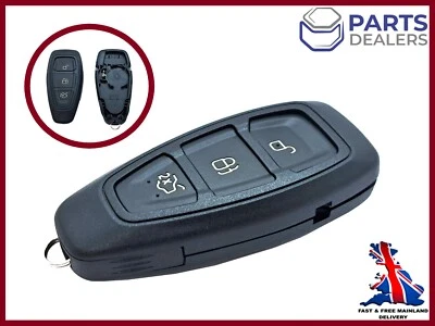 PARTSDEALERS 3 BUTTON REMOTE KEY FOB SHELL REPLACEMENT FOR FORD FIESTA FOCUS S-MAX KUGA