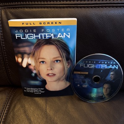 Flightplan (DVD, 2006, Full Frame) no case, no tracking, disc + art only
