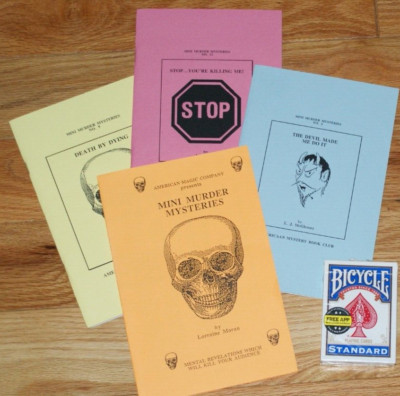 Mini Murder Mysteries Book Test  (Amer. Magic Co. 1994) -- w/ my routine    TMGS