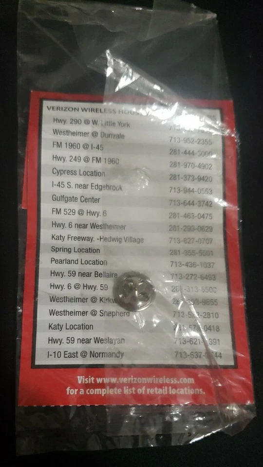 NFL Houston Texans Vs Tampa Bay Buccaneer Game Day Pin 2008 by Verizon Football  Foto 3 de 3