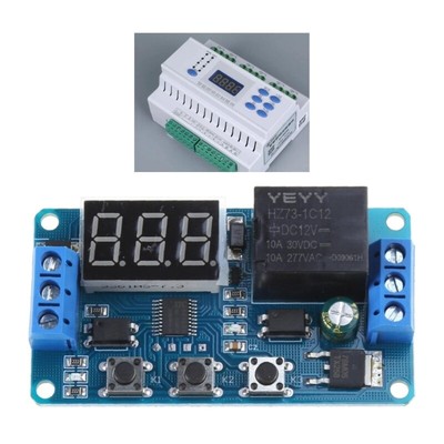 LED Home Automation Delay Timer Control Module Digital display 12V