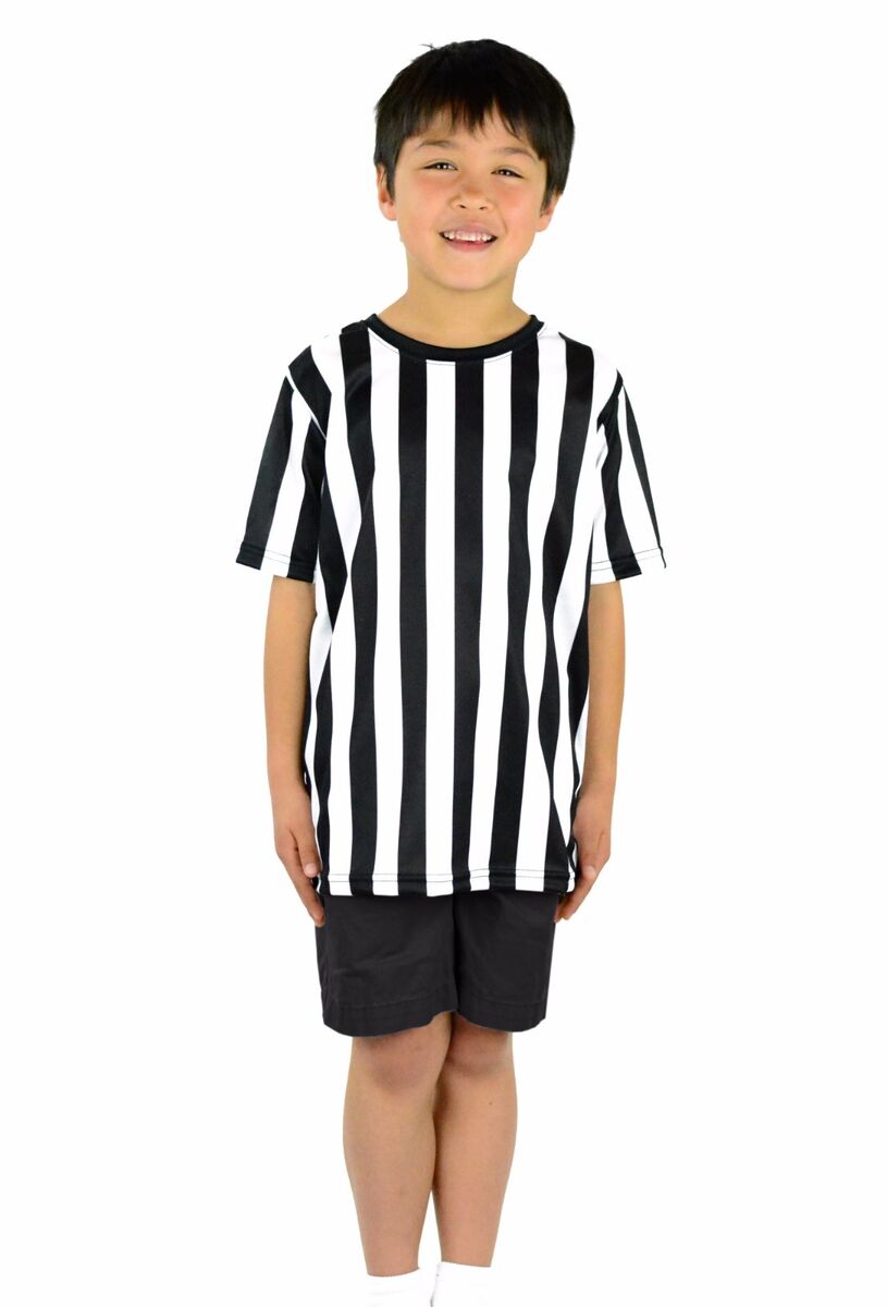 Mato & Hash Kid's Referee Shirt Ref Halloween Costume Shirt