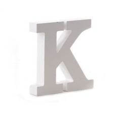 Holz-Buchstabe "K" Alphabet Geburtstagsdeko A-Z Geschenkidee ABC Hochzeitsdeko
