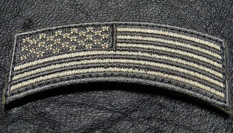 USA Flag Rocker Tab Tactical Hook Fastener Army Patch 2.75 x 1.0 inch ...