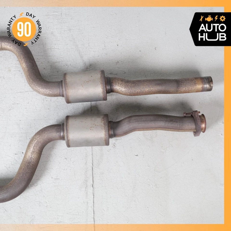 梅赛德斯 W219 CLS550 E550 发动机左右排气管 2 件套原始设备制造商 — 第 4/4 张图片