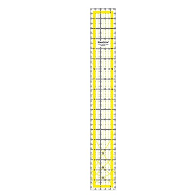 Liquidraw Quilten Lineal 2,5''x 18'' Acryl Imperial Patchwork Rechteck Vorlage