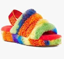 UGG Girls / Toddlers Fluff Yeah Slide Cali Collage Slipper - 1119841T