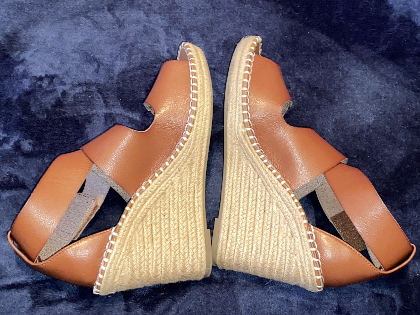 Rampage Wedges Shoes Wedge Platform Sandals, Brown Size 10M