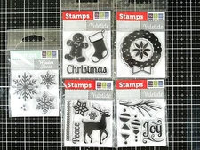 We R Memory Keepers Yuletide & Winter Frost Stamp Collection, 5 Sets, Retired