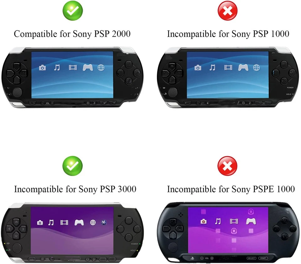 Clear Anti-dust Hard Skin Case Protector Cover for Sony PSP 2000 3000 Console - Image 4 of 4