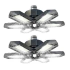 2Pack 9900000LM LED Garage Lights Deformable Work Shop Ceiling Lights Bulb Lamp