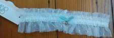 Gilligan  O'Malley Women's True White Bridal Garter One Size NEW