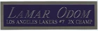 LAMAR ODOM LAKERS NAMEPLATE FOR AUTOGRAPHED Signed Basketball-JERSEY-PHOTO-FLOOR